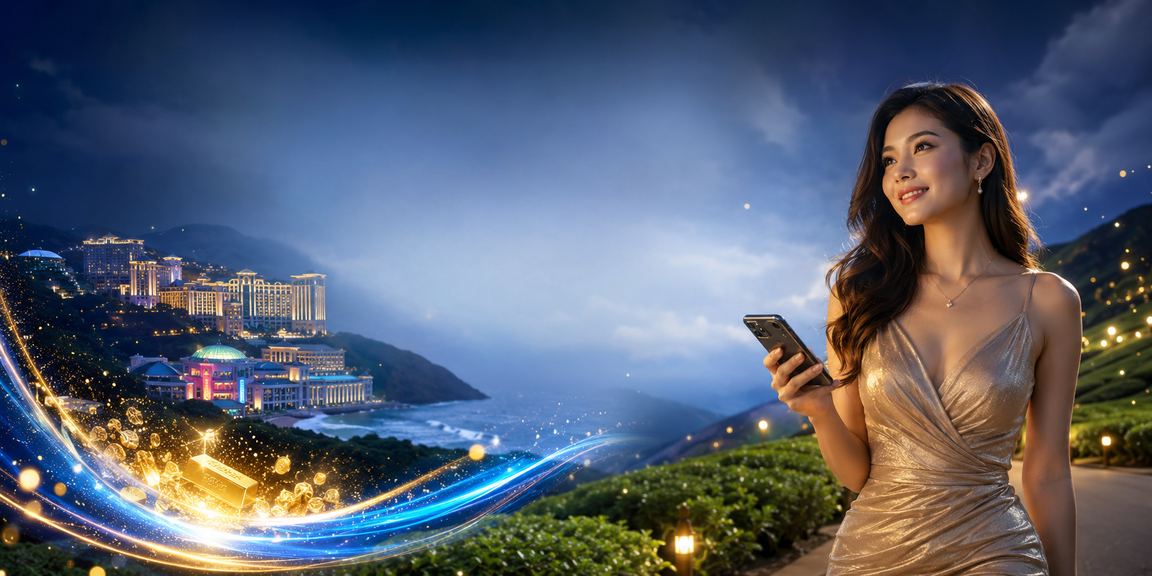 Malaysian user managing their VIP account from a smartphone at Genting Highlands