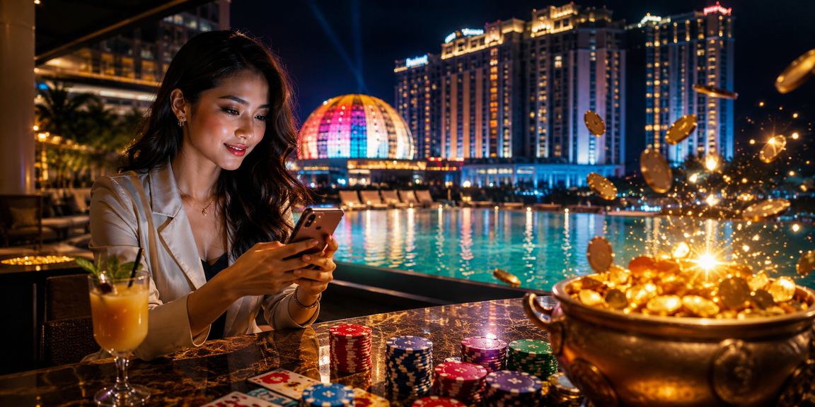 Antara muka kasino mudah alih gt6 di Genting Highlands